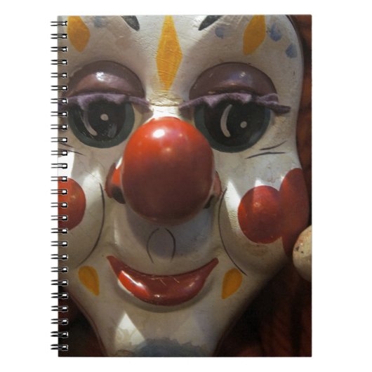 Clown-Gesicht Notizblock (Vorderseite)