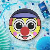 Clown-Gesicht Pappteller (Party)