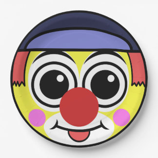 Clown-Gesicht Pappteller