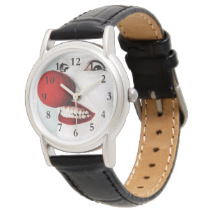 Clown-Gesichts-Armbanduhr Armbanduhr