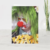 Clown get-well-soon card karte (Rückseite)