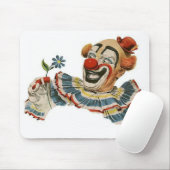Clown-Grinsen an der Blume - Mousepad (Mit Mouse)
