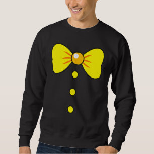 Clown große Fliege geschmackloses Clown-Kostüm für Sweatshirt