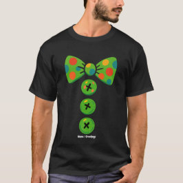 Clown große Fliege Halloween-Kostüm-Design Lustig T-Shirt