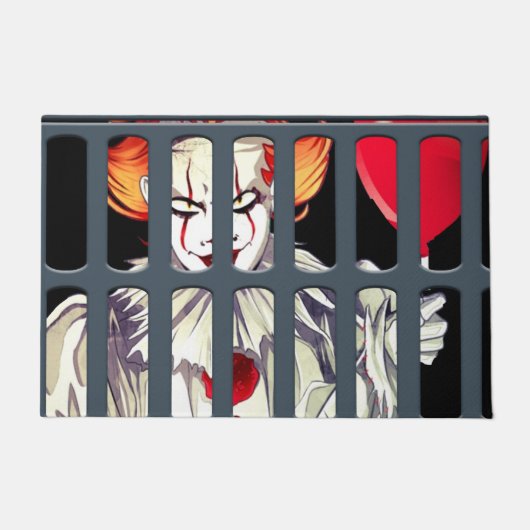 Clown Halloween Door Mat Fußmatte (Vorderseite)