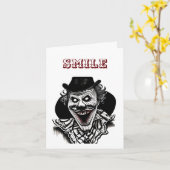 Clown Halloween Geburtstagskarte Karte (Gelbe Blume)
