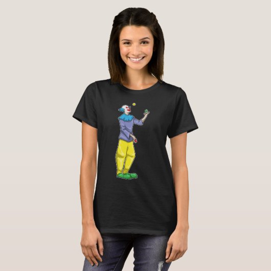 Clown Halloween Juggler T-Shirt (Vorne ganz)