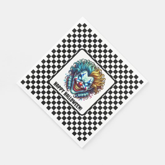 Clown Halloween Paper Napkin Serviette (Ecke)