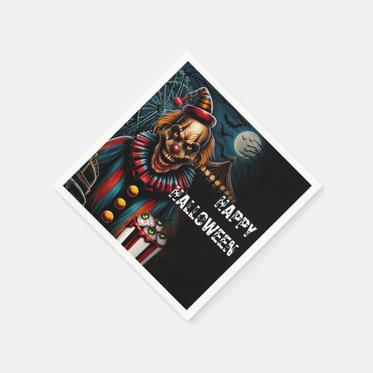 Clown-Halloween-Party Serviette (Ecke)