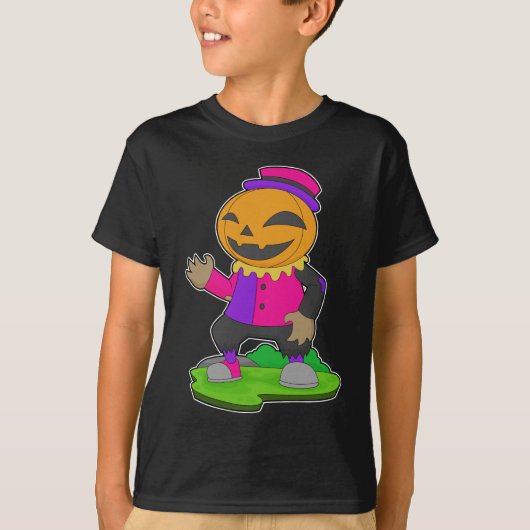Clown Halloween Pumpkin T-Shirt (Vorderseite)