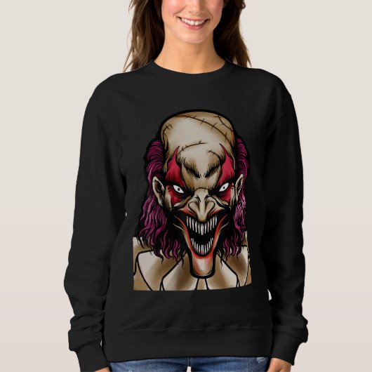 Clown-Horror Halloween 1 Sweatshirt (Vorderseite)