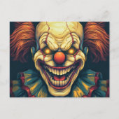 Clown Illustration Design Postkarte (Vorderseite)