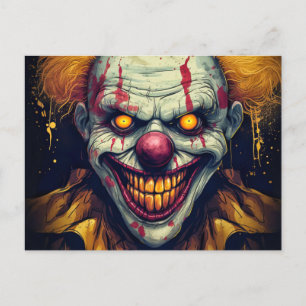 Clown Illustration über die Leventina Postkarte
