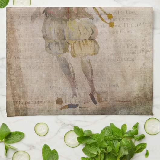 Clown im Spiegel Handtuch (Gefaltet)