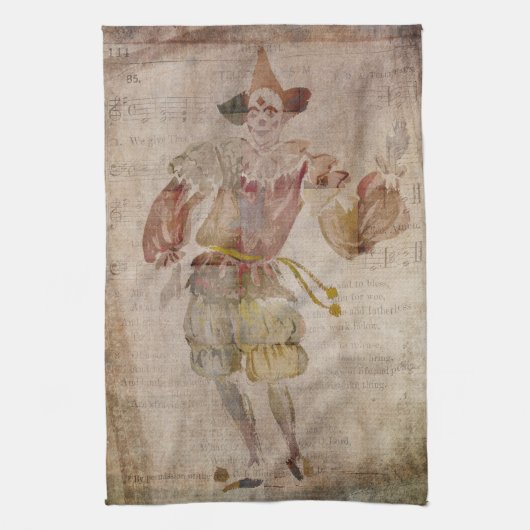 Clown im Spiegel Handtuch (Vertikal)