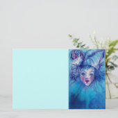 CLOWN IN BLAU BRIEFPAPIER (Stehend Vorderseite)
