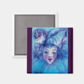 CLOWN IN BLAU MAGNET (Vorderseite/Rückseite)