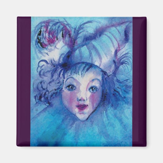 CLOWN IN BLAU MAGNET (Vorne)