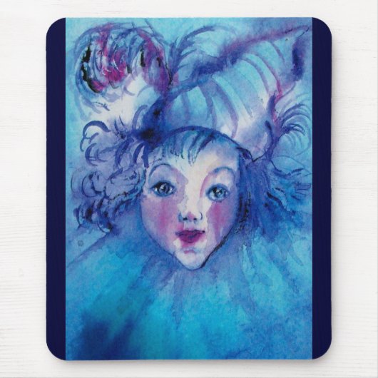 CLOWN IN BLAU MOUSEPAD (Vorne)