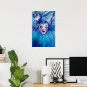 CLOWN IN BLAU POSTER (Heimbüro)