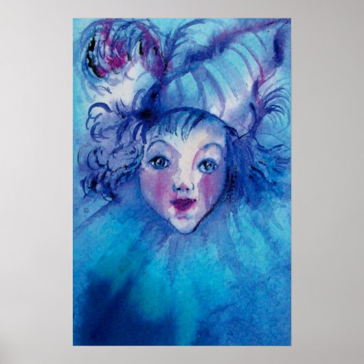 CLOWN IN BLAU POSTER (Vorne)