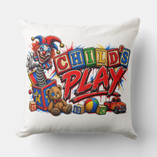 Clown in einer Schachtel Kissen