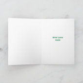 Clown individuell anpassbare Geburtstagkarte Karte (Innenseite)