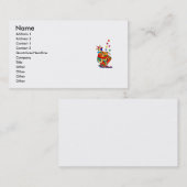 Clown-jonglierende Bälle Visitenkarte (Vorne/Hinten)