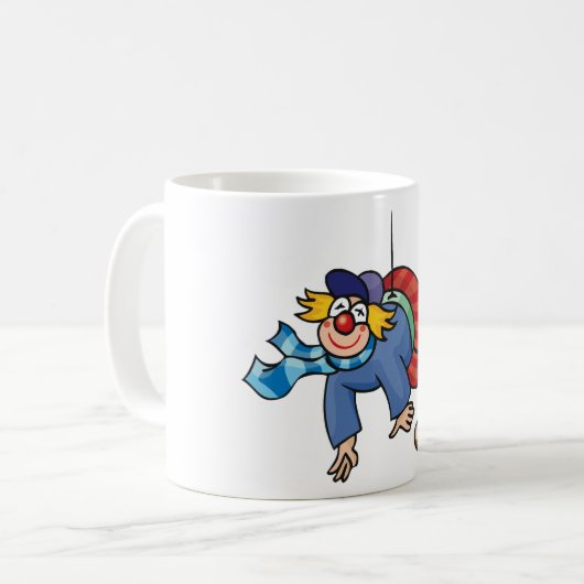 Clown Kaffeetasse (Vorderseite Links)