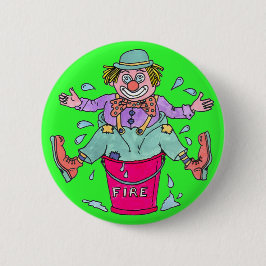Clown-Kapriolen-Knopf-Button-Abzeichen Button