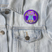 Clown-Kapriolen-Knopf-Button-Abzeichen Button (Beispiel)