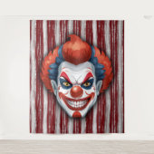 Clown-Karneval Foto Hintergrund Wandteppich (Vorderseite)