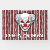 Clown-Karneval Halloween Banner (Horizontal)