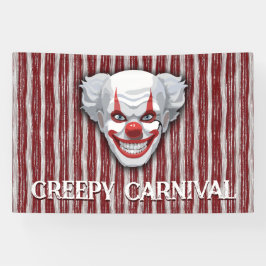 Clown-Karneval Halloween Banner