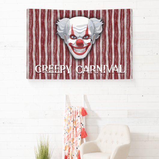 Clown-Karneval Halloween Banner (InSitu)
