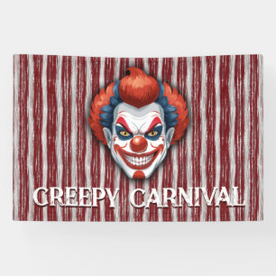Clown-Karneval Halloween Banner