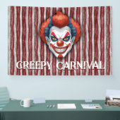 Clown-Karneval Halloween Banner (Messe)