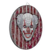 Clown-Karneval Halloween Dartscheibe (Vorderseite Links)