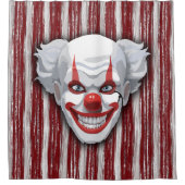 Clown-Karneval Halloween Duschvorhang (Vorderseite)