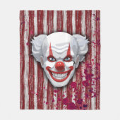 Clown-Karneval Halloween Fleecedecke (Vorderseite)
