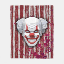 Clown-Karneval Halloween Fleecedecke