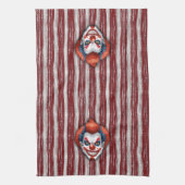 Clown-Karneval Halloween Geschirrtuch (Vertikal)