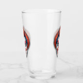 Clown-Karneval Halloween Glas (Links)