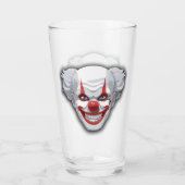 Clown-Karneval Halloween Glas (Rückseite)