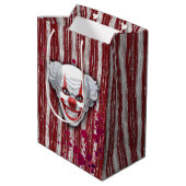 Clown-Karneval Halloween Mittlere Geschenktüte (Rückseite Schrägansicht)