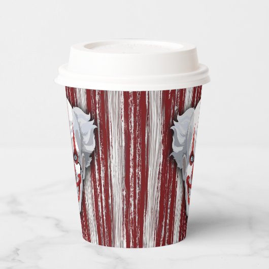 Clown-Karneval Halloween Pappbecher (Links)