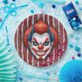 Clown-Karneval Halloween Pappteller (Party)