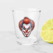 Clown-Karneval Halloween Schnapsglas (Vorderseite)