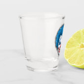 Clown-Karneval Halloween Schnapsglas (Links)