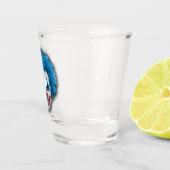 Clown-Karneval Halloween Schnapsglas (Rechts)